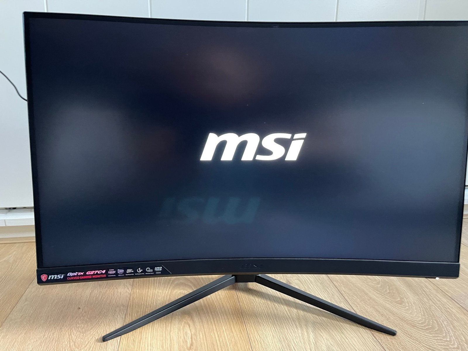 MSI Optix G27C4 Curved Gaming Monitor - 27 inch, 165Hz, HDMI, Curved, VA, Zo goed als nieuw