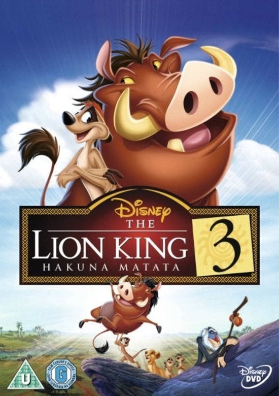 The Lion King 3, Hakuna Matata, NIEUW. DVD., Cd's en Dvd's, Dvd's | Tekenfilms en Animatie, Engels, Tekenfilm, Engels, Ophalen of Verzenden