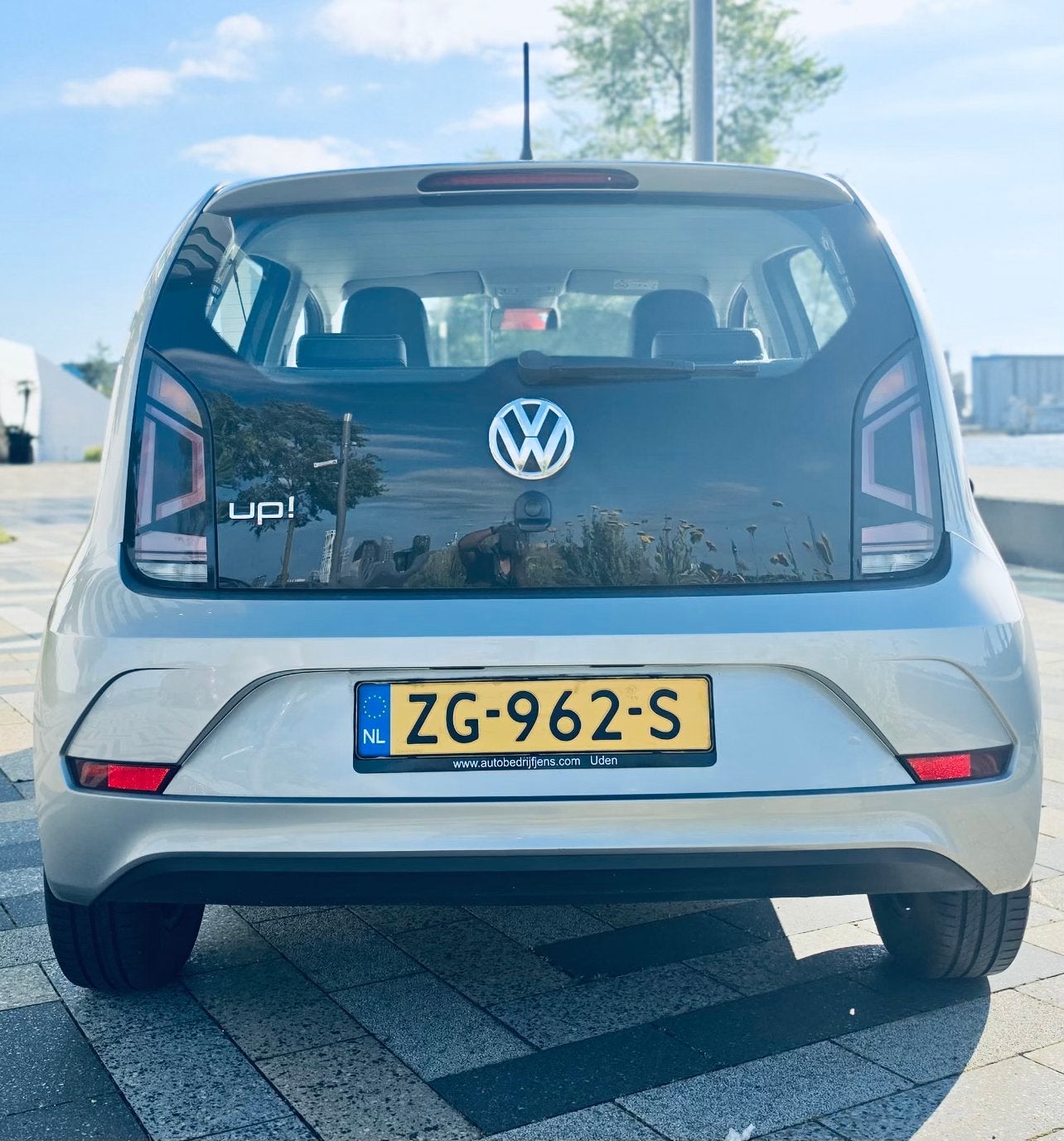VW UP! 1.0 86PK 2019 LEDER INTERIEUR + Volkswagen Dakdragers, Auto diversen, Dakdragers, Ophalen, Gebruikt