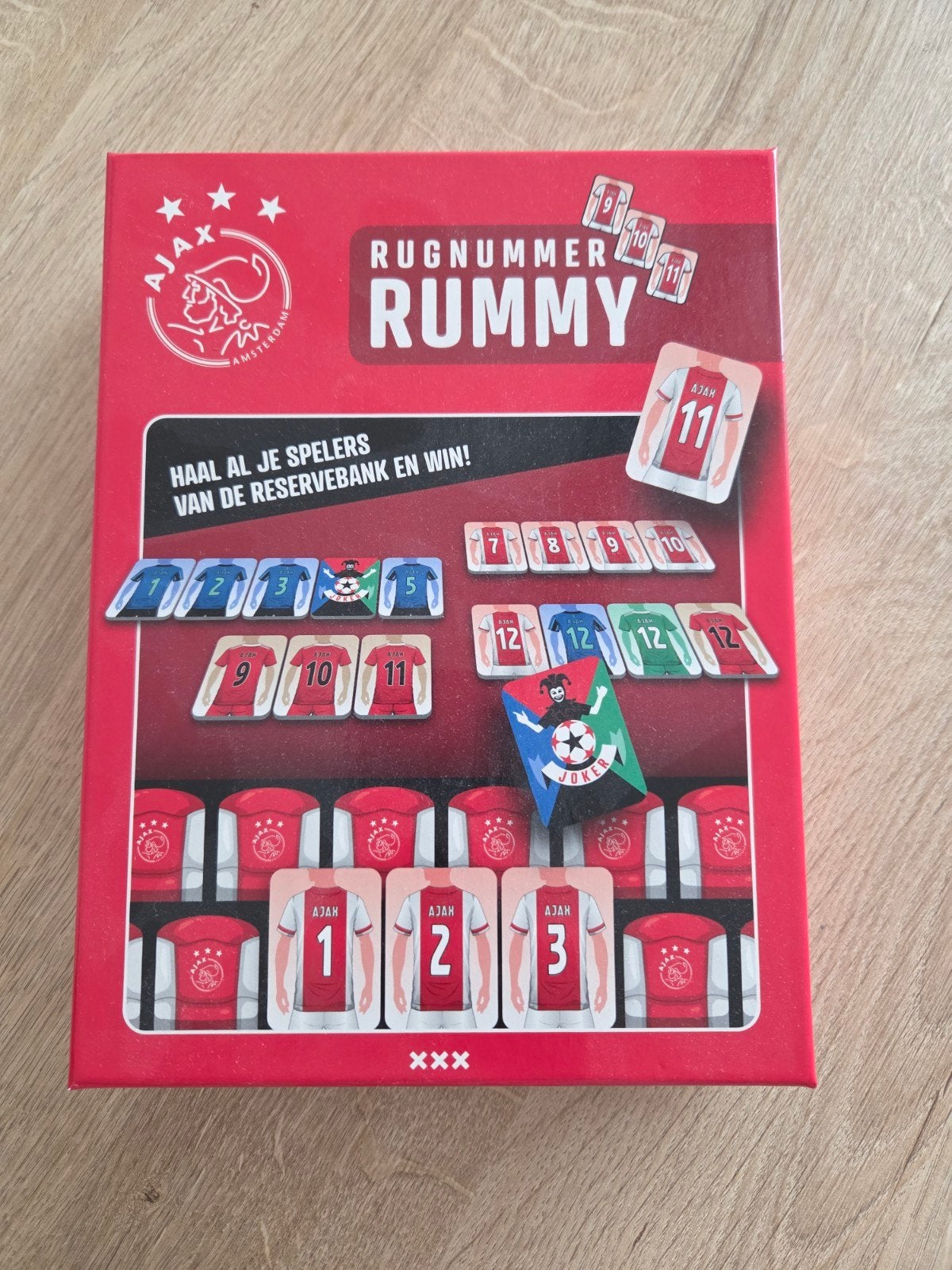 Ajax rummy, Ophalen, Nieuw