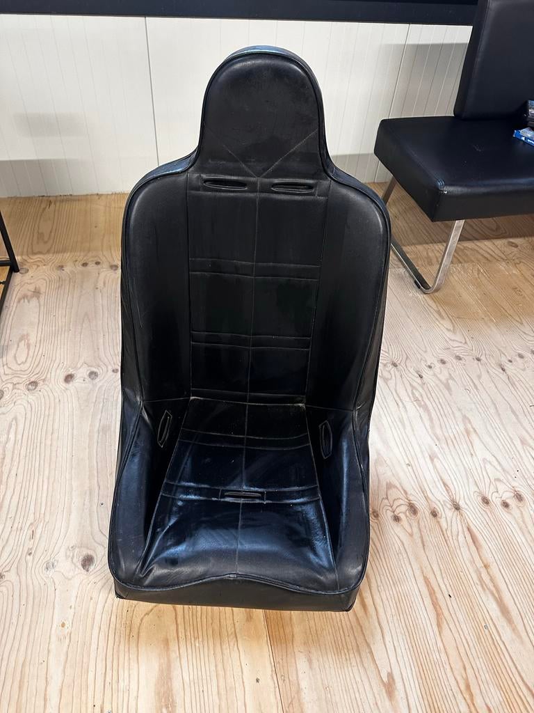 Zwarte race kuipstoel gaming, Auto diversen, Autosport-onderdelen, Ophalen of Verzenden, Gebruikt