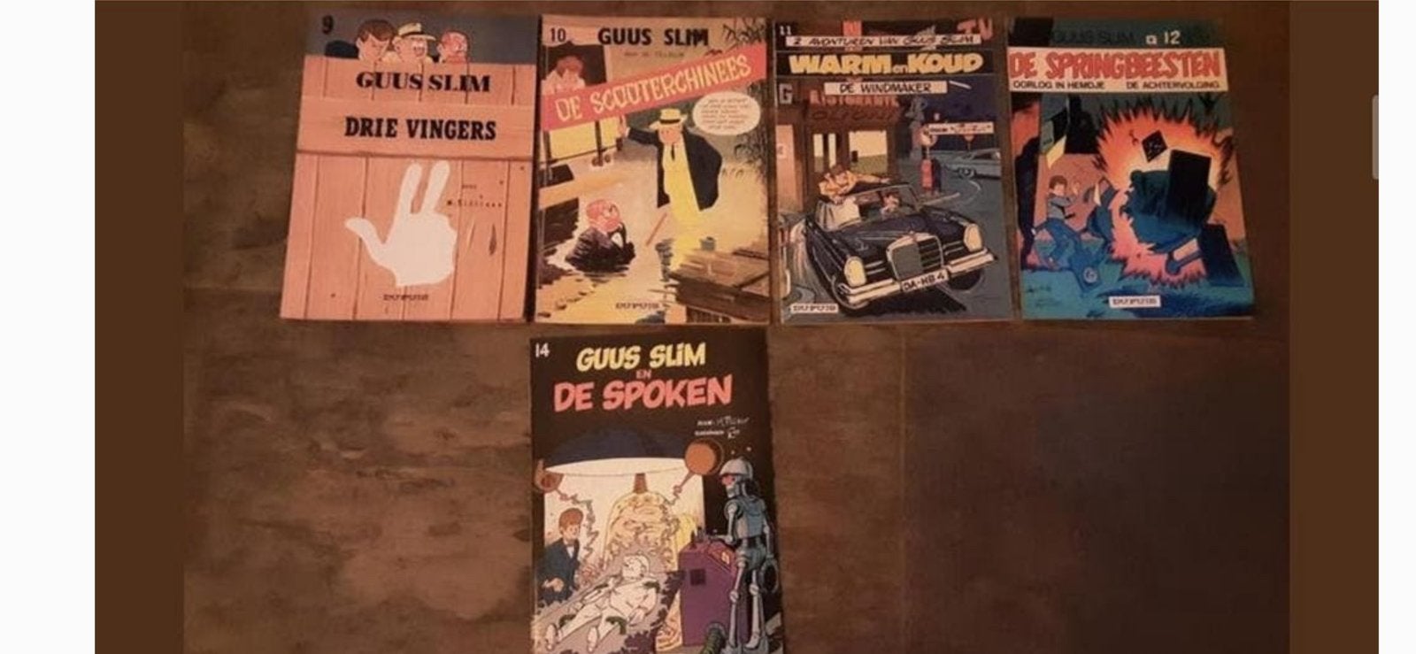 Guus Slim, Meerdere stripboeken, Ophalen of Verzenden, Gelezen