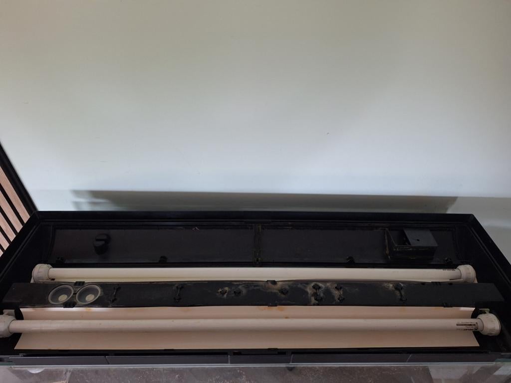 Aquariumkap 120x40 met Ledverlichting. Gebruikt., Ophalen, Verlichting of Verwarming