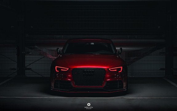 Audi A5 S5 RS5 (2012-2017) Koplamp Covers Rood, Ophalen of Verzenden, Gebruikt, Audi