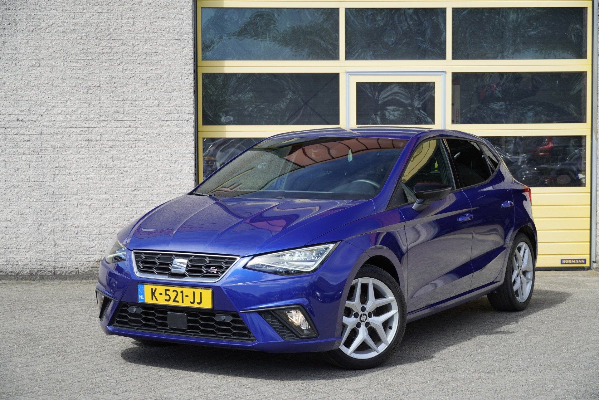 SEAT Ibiza 1.0 TSI 5drs FR Business Intense Plus BJ2020 Lmv, Dealer onderhouden, Blauw, Ibiza, Origineel Nederlands
