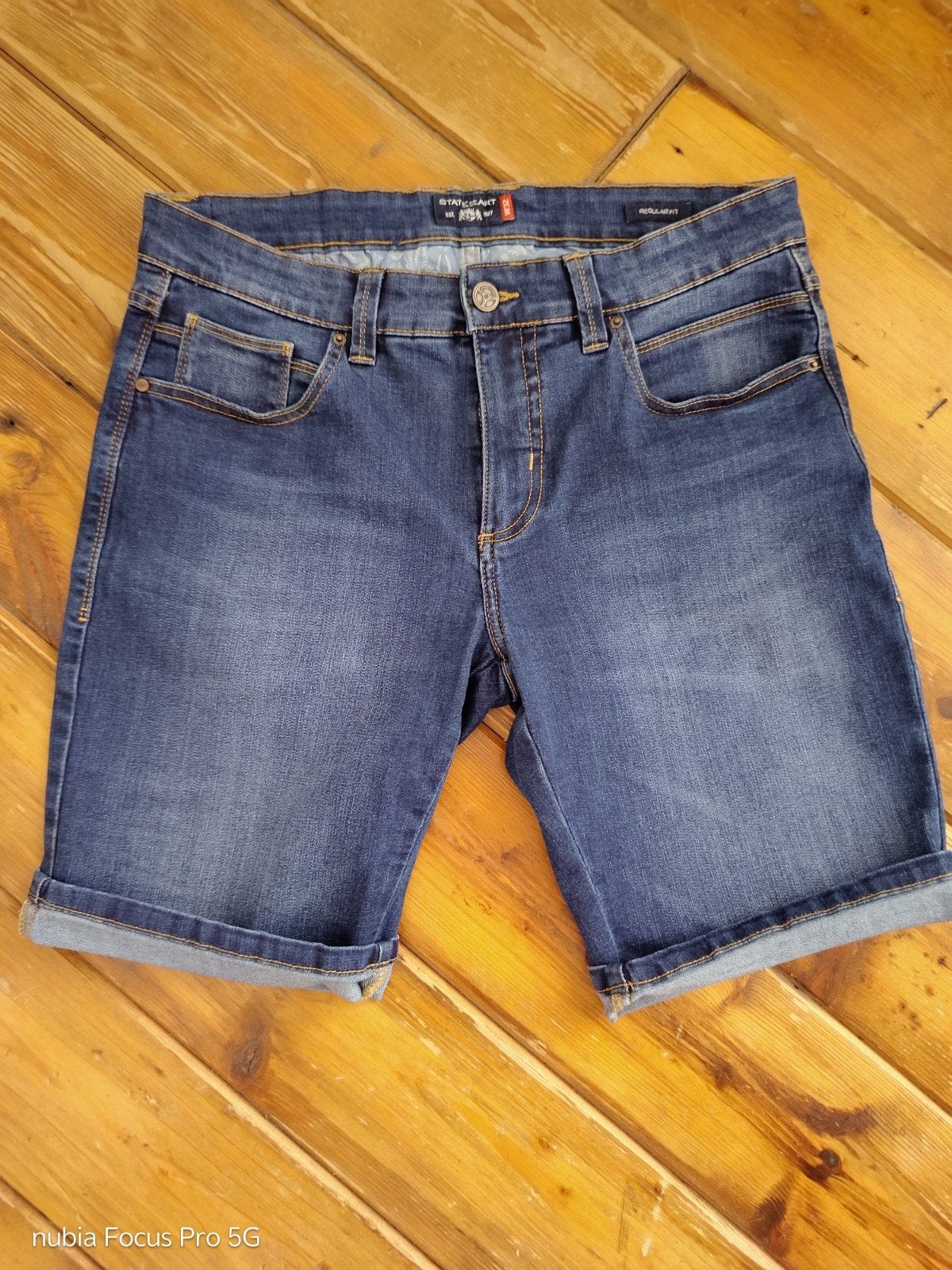 STATE of ART Jeans korte broek 32, State of Art, Blauw, W32 (confectie 46) of kleiner, Ophalen of Verzenden