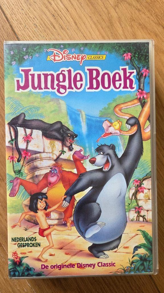 Jungle Boek VHS koopvideo, Cd's en Dvd's, VHS | Kinderen en Jeugd, Gebruikt, Tekenfilm, Alle leeftijden, Ophalen of Verzenden