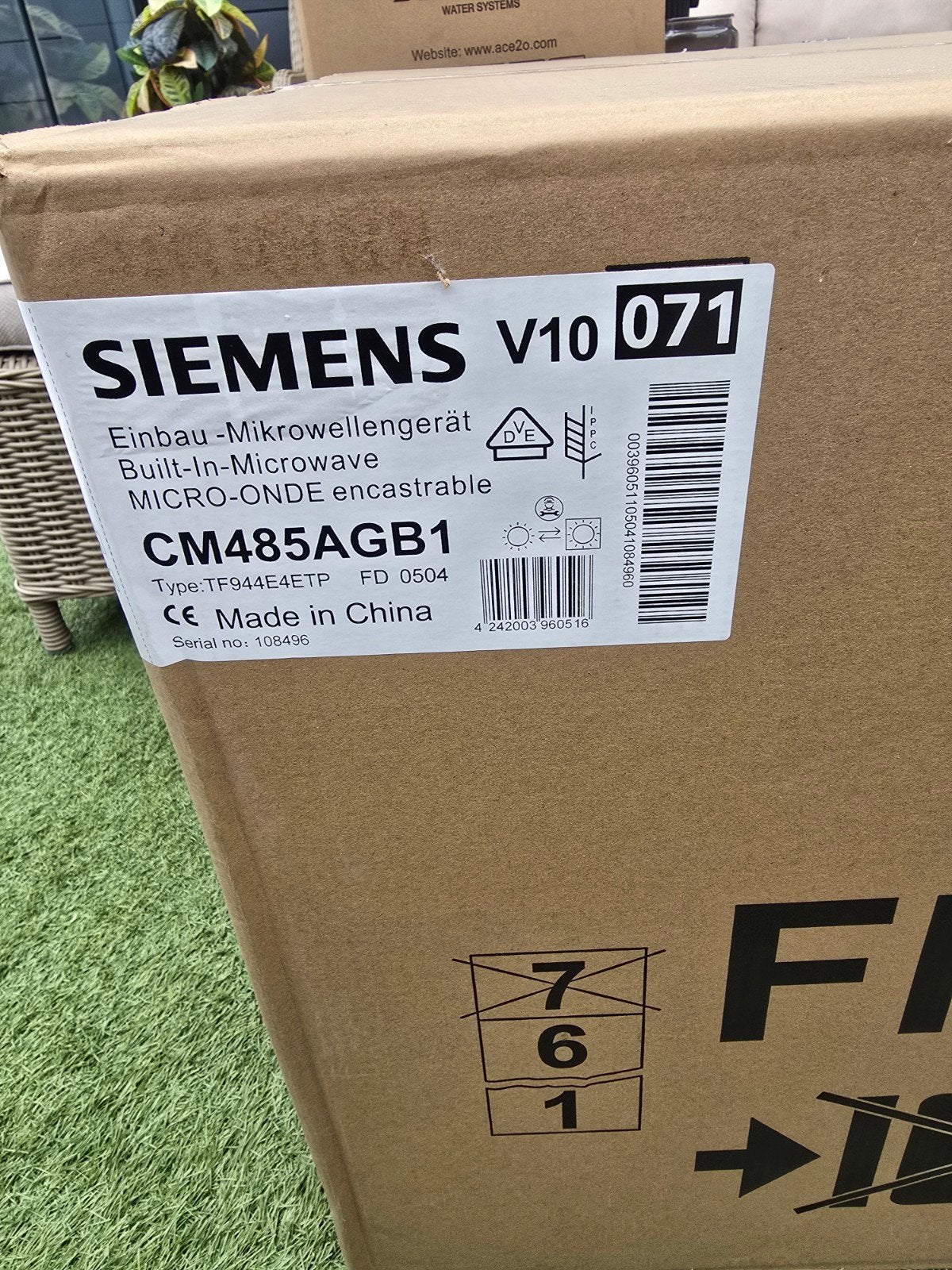 Siemens CM485AGB1 Inbouw Combimagnetron - Nieuw in doos, Witgoed en Apparatuur, Ophalen, Combimagnetron, Minder dan 45 cm, Nieuw