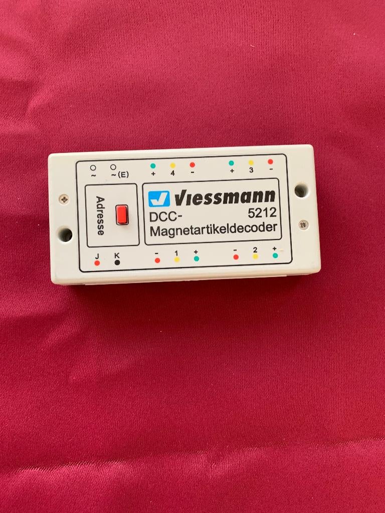 DCC Magneetartikel decoder van Viessmann 5212, Overige merken, Gebruikt, Gelijkstroom of Wisselstroom, Overige typen