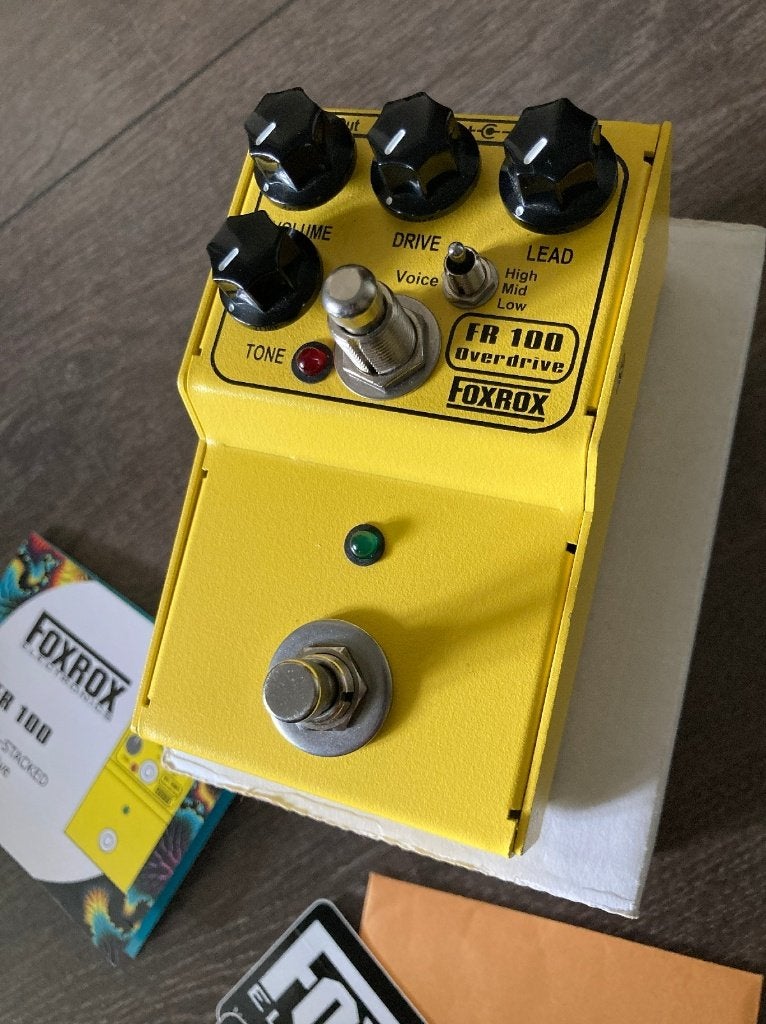 Foxrox FR100 Stacked Overdrive, Ophalen of Verzenden, Zo goed als nieuw, Distortion, Overdrive of Fuzz