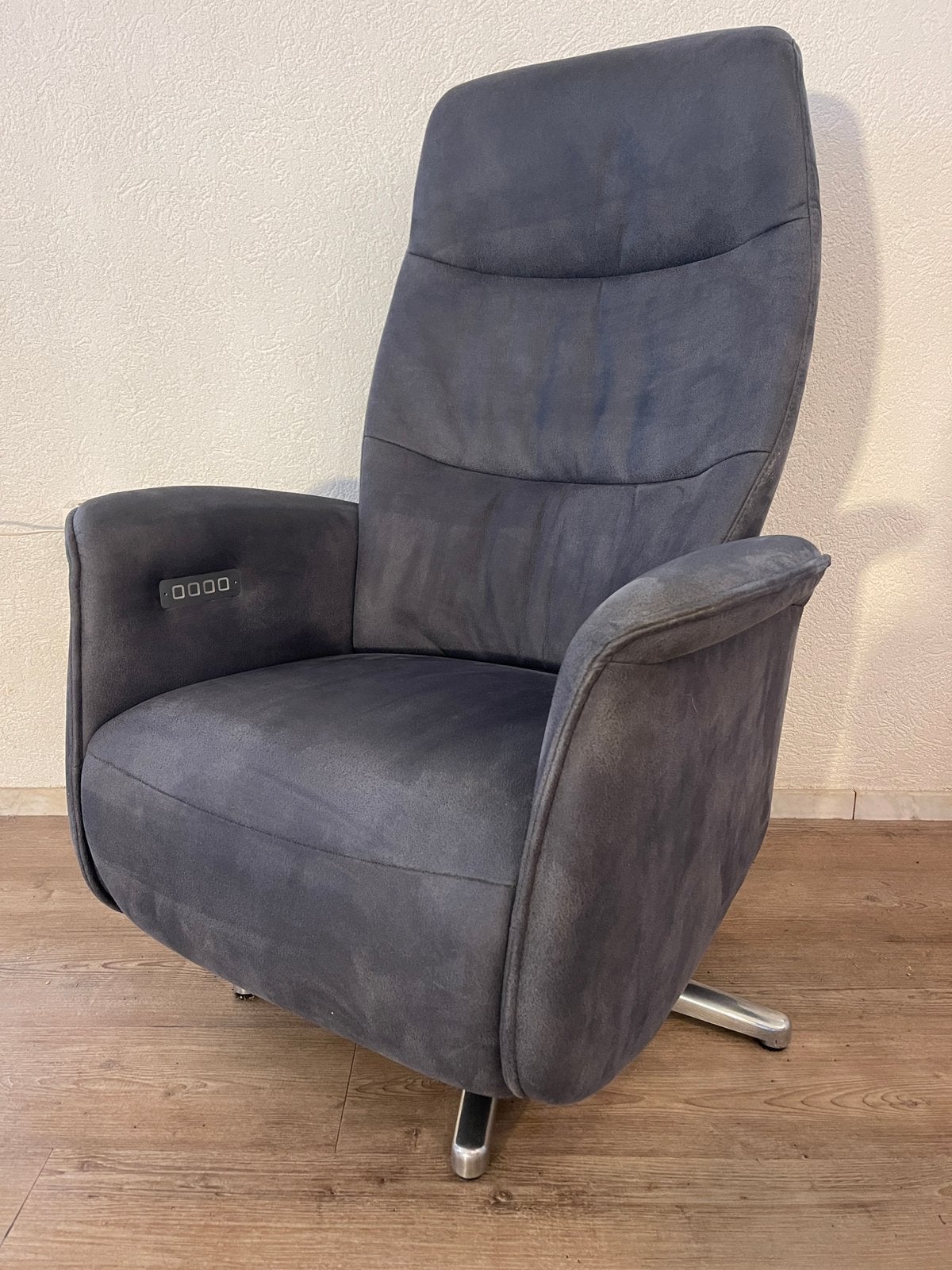 * NIEUWSTAAT * STA OP-SLAAP-RELAX STOEL * DUITSE A-KLASSE *, Minder dan 75 cm, Ophalen of Verzenden, Zo goed als nieuw, Metaal