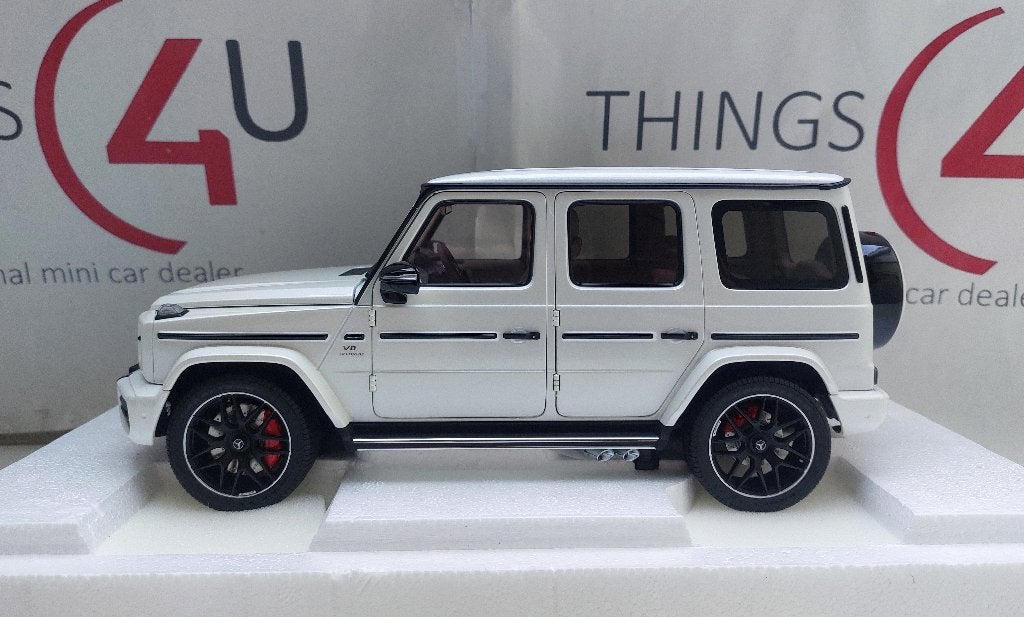AUTOart 76356 1:18 Mercedes AMG G63 2019 wit metallic, Hobby en Vrije tijd, Ophalen of Verzenden, Nieuw, Auto, Autoart