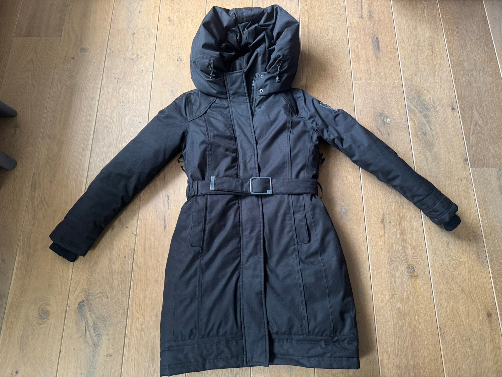 Dames Nobis Jas zwart  maat M model Astrid, Ophalen of Verzenden, Gedragen, Maat 38/40 (M), Zwart