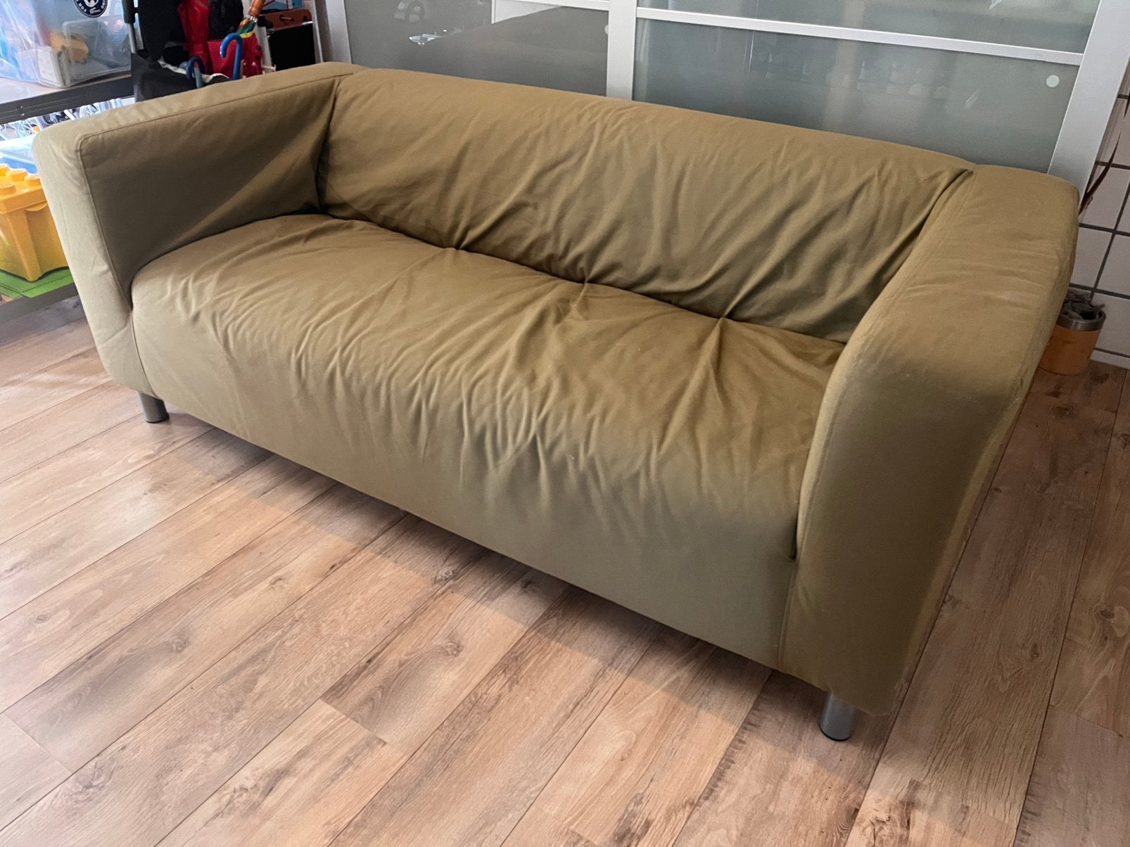 Ikea Klippan Bank, Ophalen, Gebruikt, 150 tot 200 cm, Tweepersoons