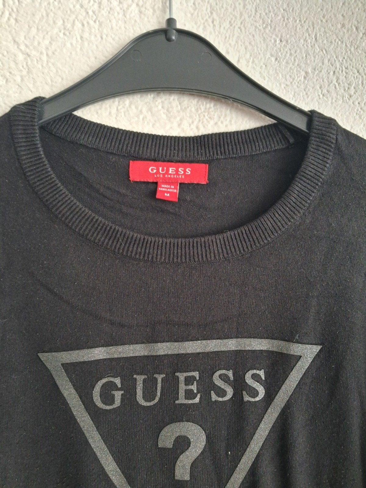 Guess trui zwart met logo - Maat M, Maat 38/40 (M), Guess, Zwart, Ophalen of Verzenden