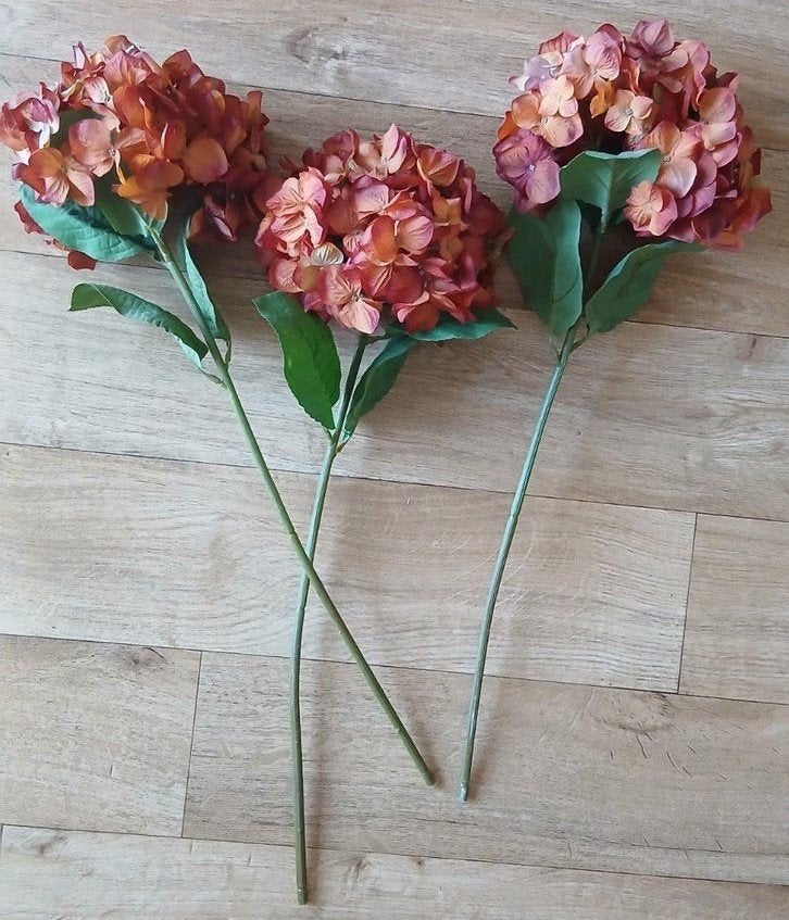 Kunstbloemen  (Hortensia), Huis en Inrichting, Ophalen of Verzenden, Zo goed als nieuw