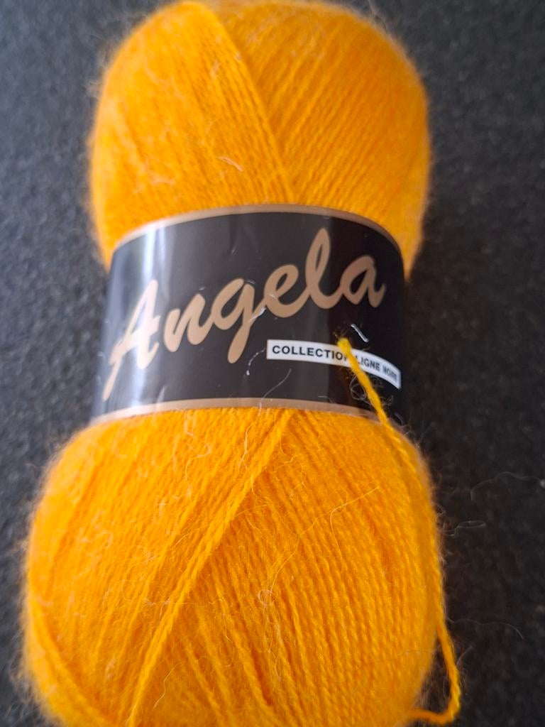 Angela wol, 2 bollen voor €4, Ophalen of Verzenden, Nieuw, Breien of Haken, Wol of Garen