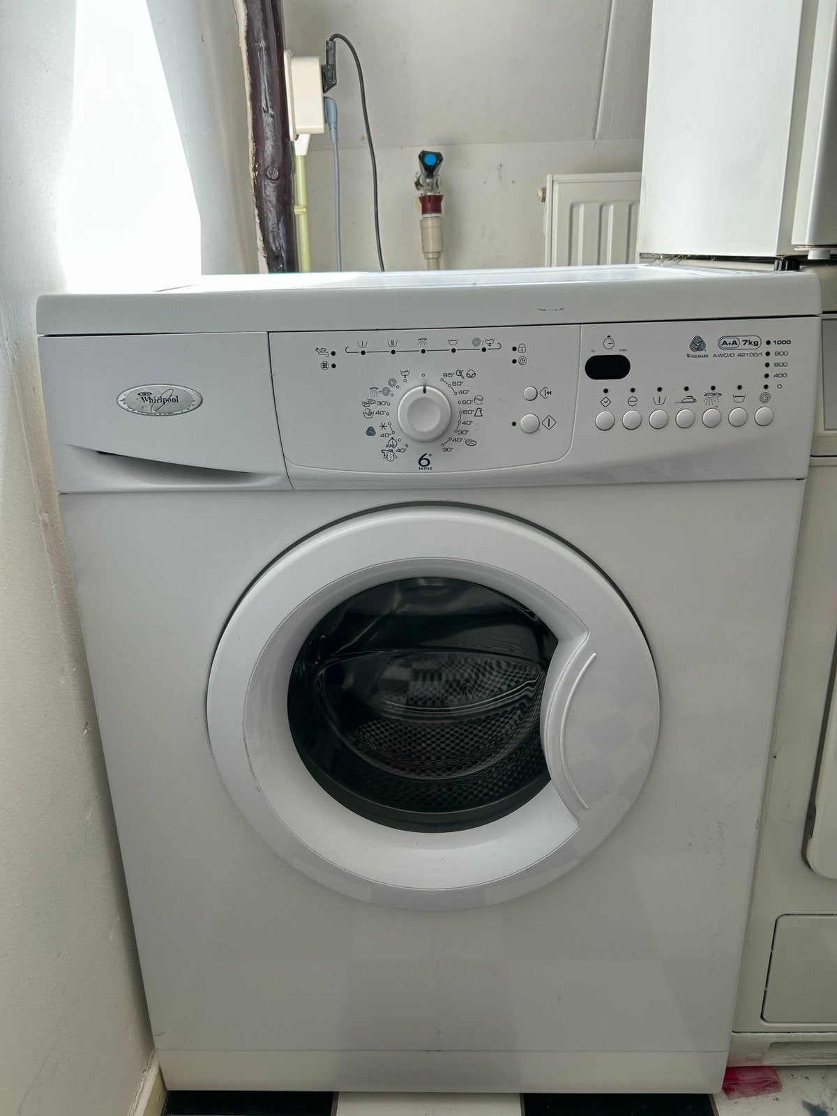 Wasmachine, Ophalen, Zo goed als nieuw, 1200 tot 1600 toeren, 85 tot 90 cm