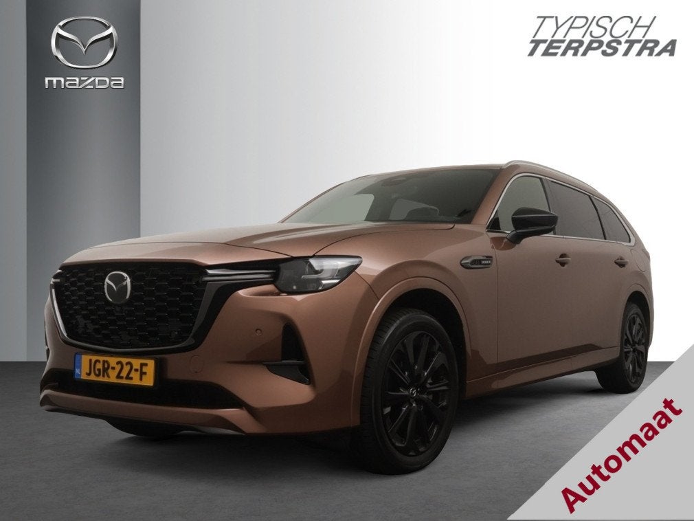 Mazda CX-80 2.5 PHEV 327pk Homura Plus/Elec.Trekhaak/Pano/7, Auto's, Mazda, Automaat, Gebruikt, Bruin, CX-80
