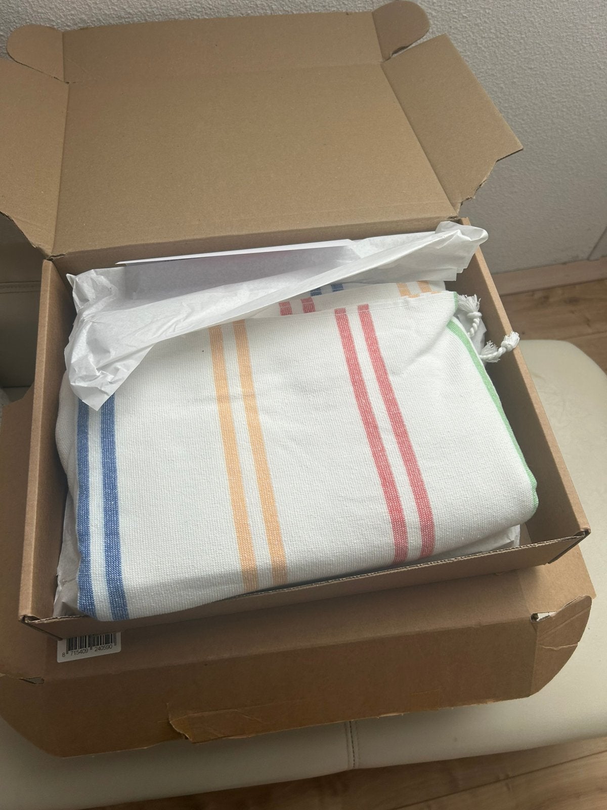2x Luxe Hammam handdoek, Ophalen of Verzenden, Zo goed als nieuw, Handdoek