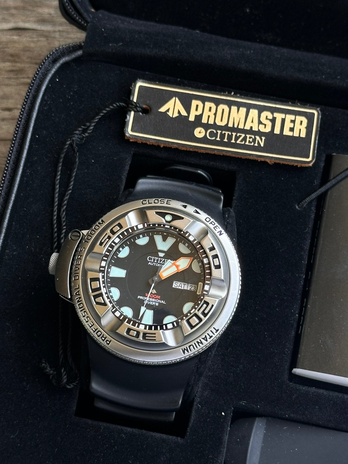 Citizen NH6930 (Autozilla) full set, Ophalen, Zo goed als nieuw, Staal, Citizen