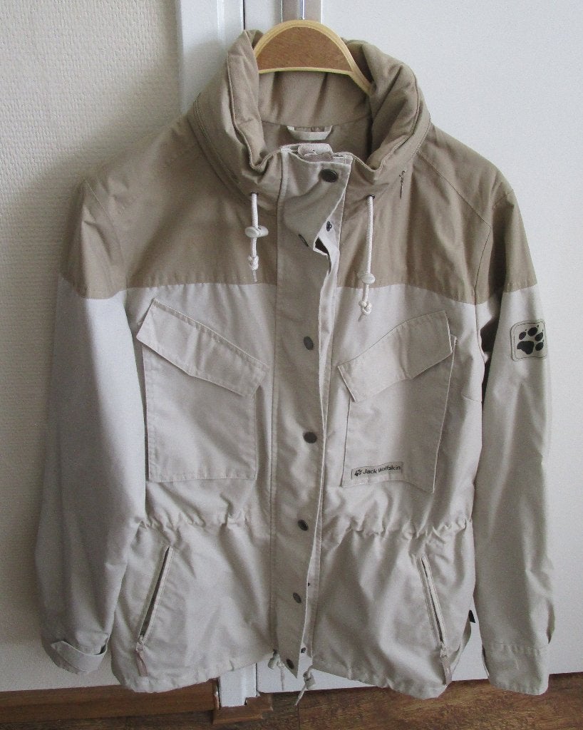 Jack Wolfskin Dames Outdoor Jas - Maat L (42/44), Beige, Maat 42/44 (L), Ophalen of Verzenden, Zo goed als nieuw