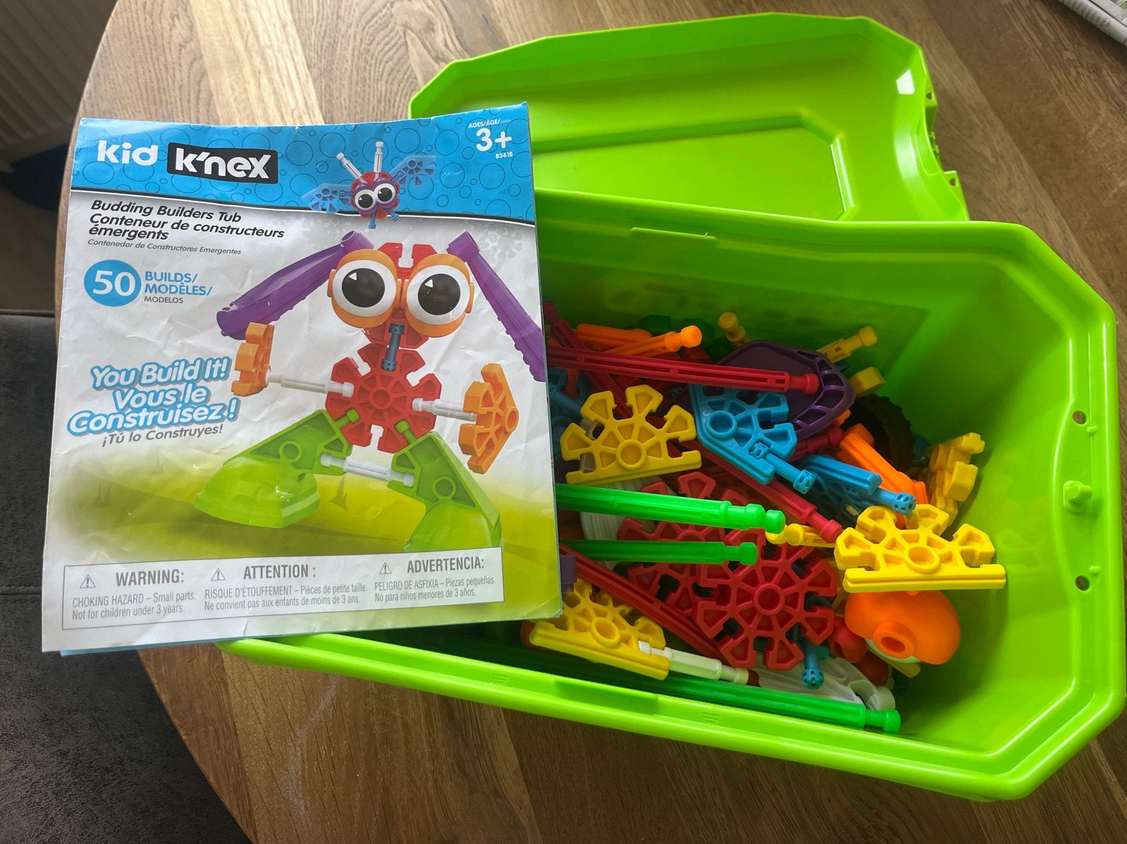 Kid K'nex Bouwset - Budding Builders Tub, Ophalen of Verzenden, Gebruikt, K'nex