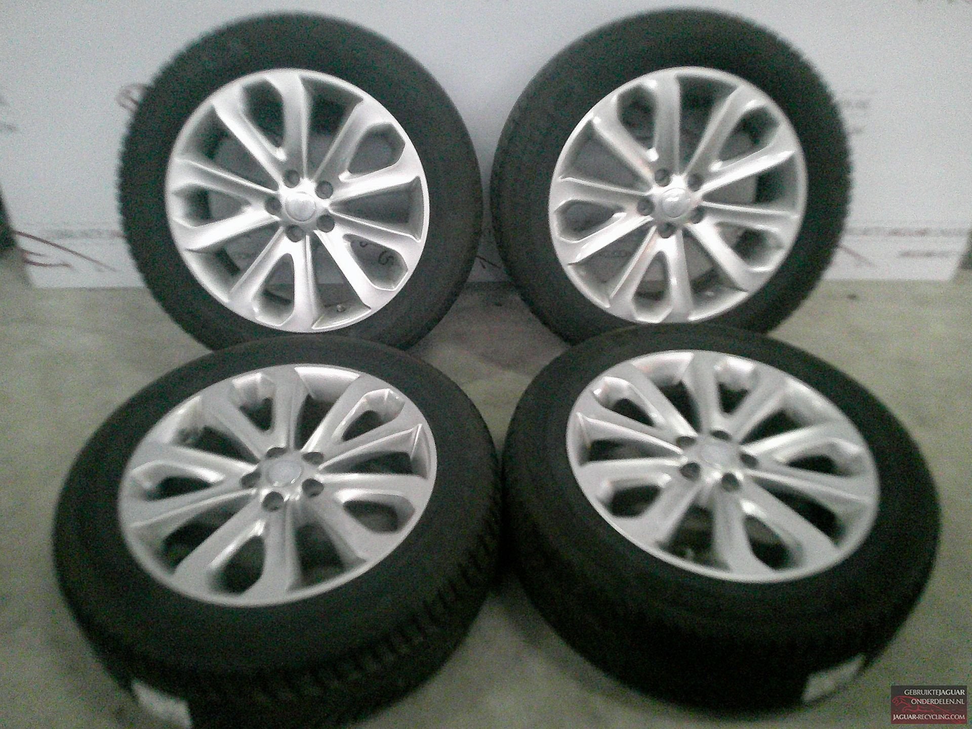 20″ velgen set 5 dubbele spaak Range Rover Sport L494 met Mi, Auto-onderdelen, Banden en Velgen, Gebruikt, 255 mm, -, -