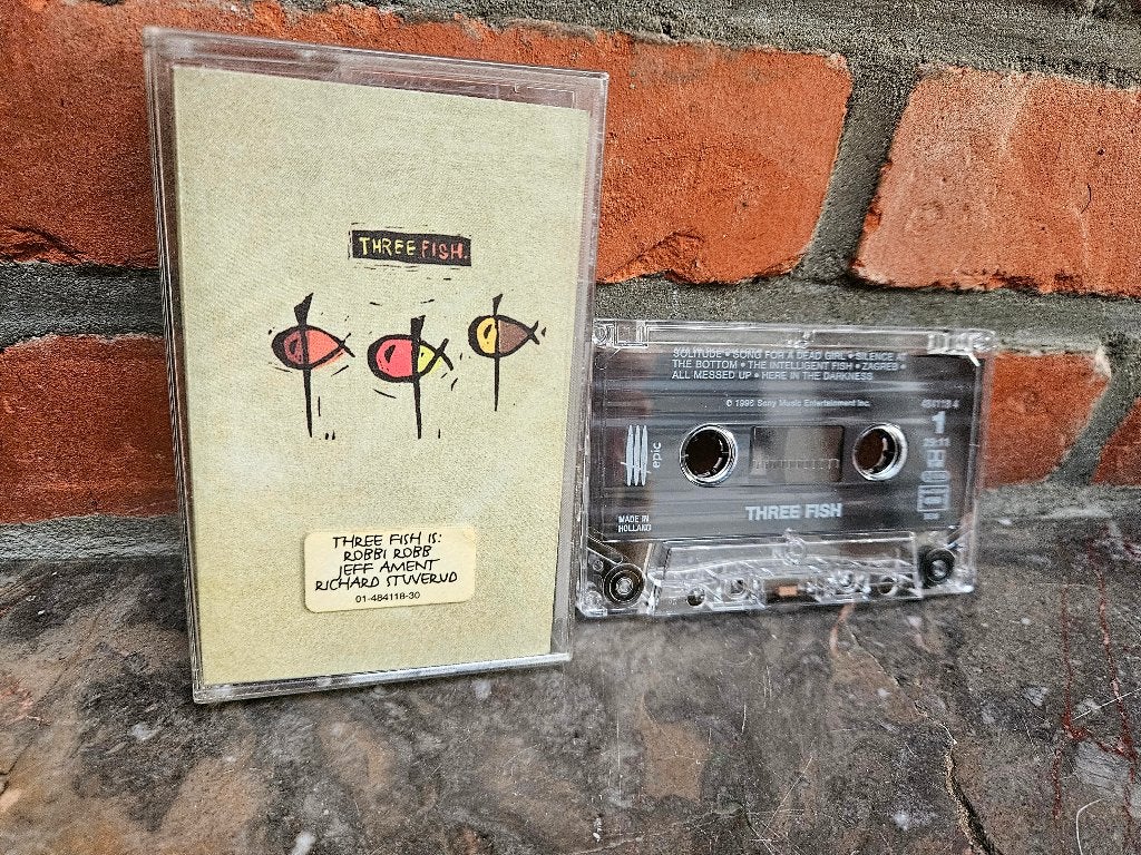 Three Fish – Three Fish cassette | alternative rock, Ophalen of Verzenden, Zo goed als nieuw, Rock en Metal, 1 bandje
