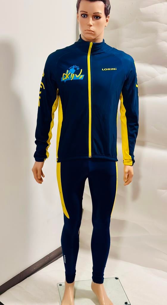 Schaatskleding schaatsjas schaatsbroek salopette L Lorini, Sport en Fitness, Ophalen of Verzenden, Zo goed als nieuw