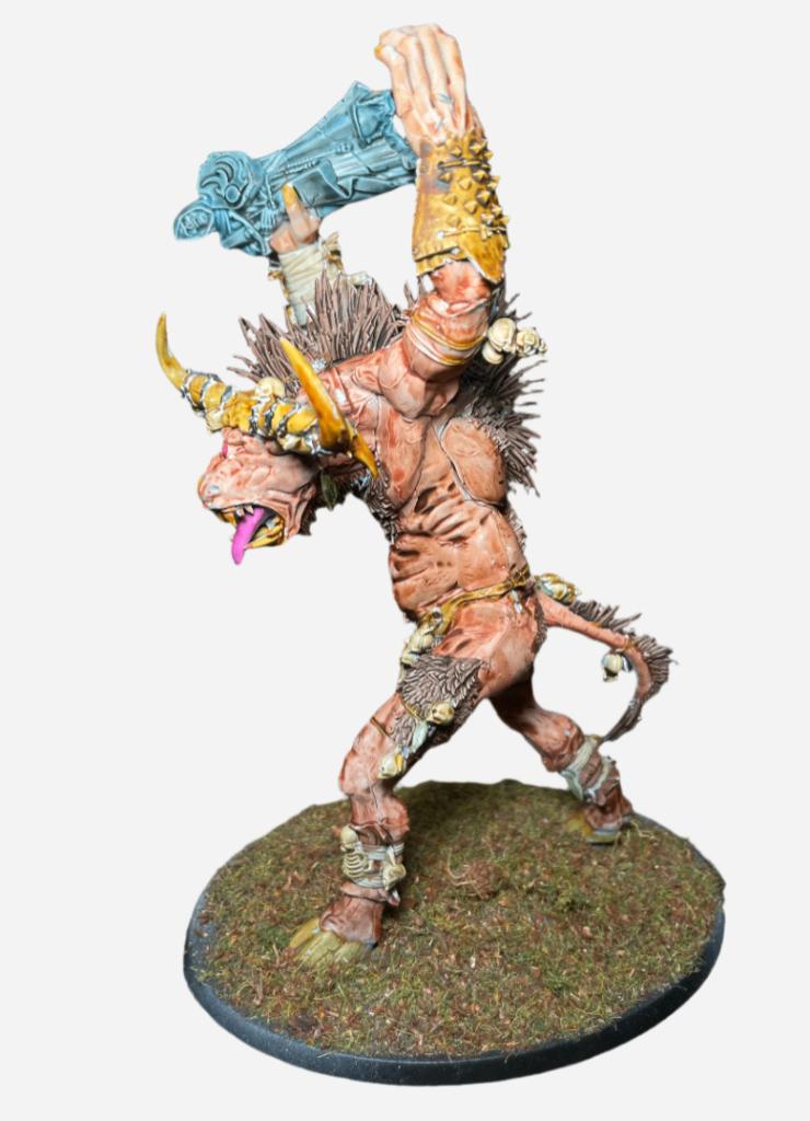 Warhammer Age of Sigmar Old World Beastmen Cygor, ., Warhammer, Ophalen of Verzenden, Zo goed als nieuw