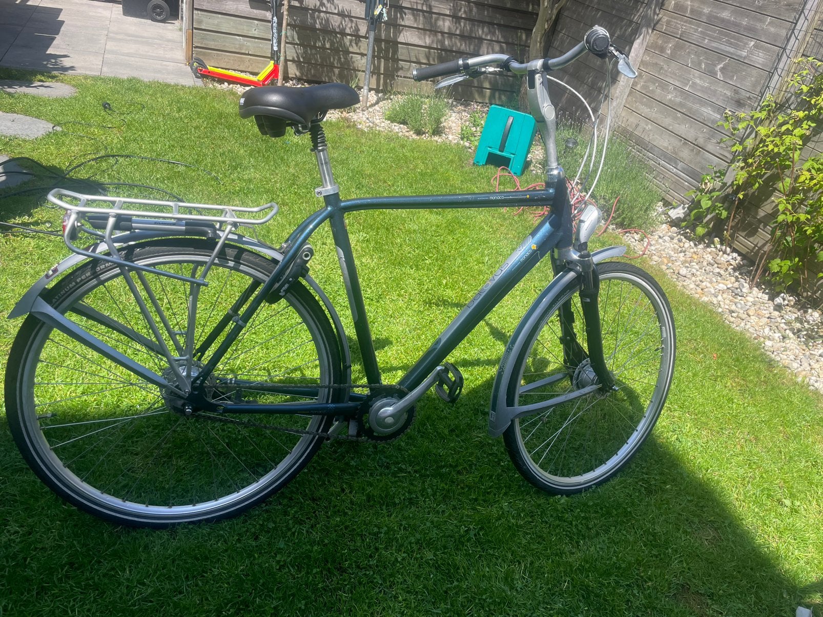 Batavus Monaco herenfiets- 7 versnellingen, Ophalen, Gebruikt, Velgrem, Versnellingen
