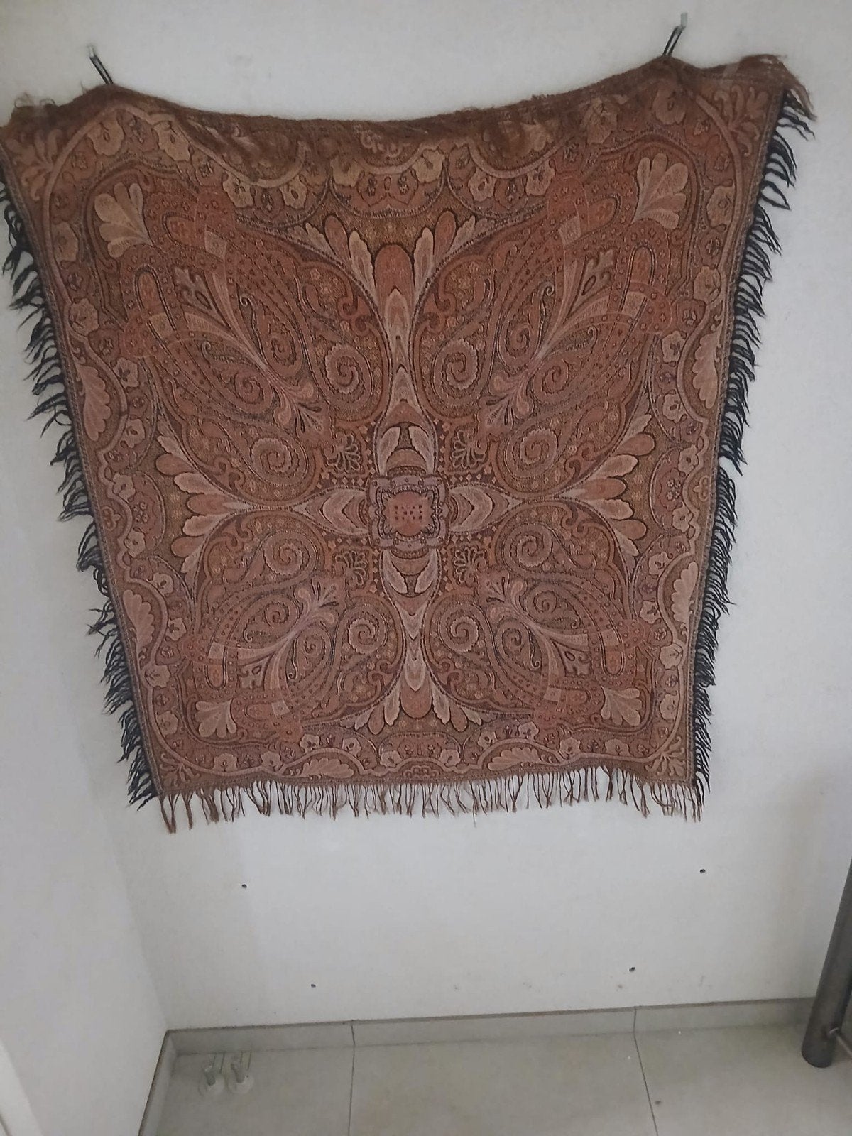 Worteldoek achter kapstok, Ophalen of Verzenden