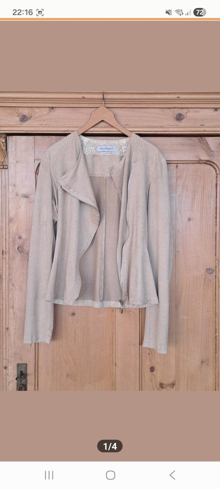 "Rinascimento" jasje mt L beige, Beige, Rinascimento, Ophalen of Verzenden, Zo goed als nieuw