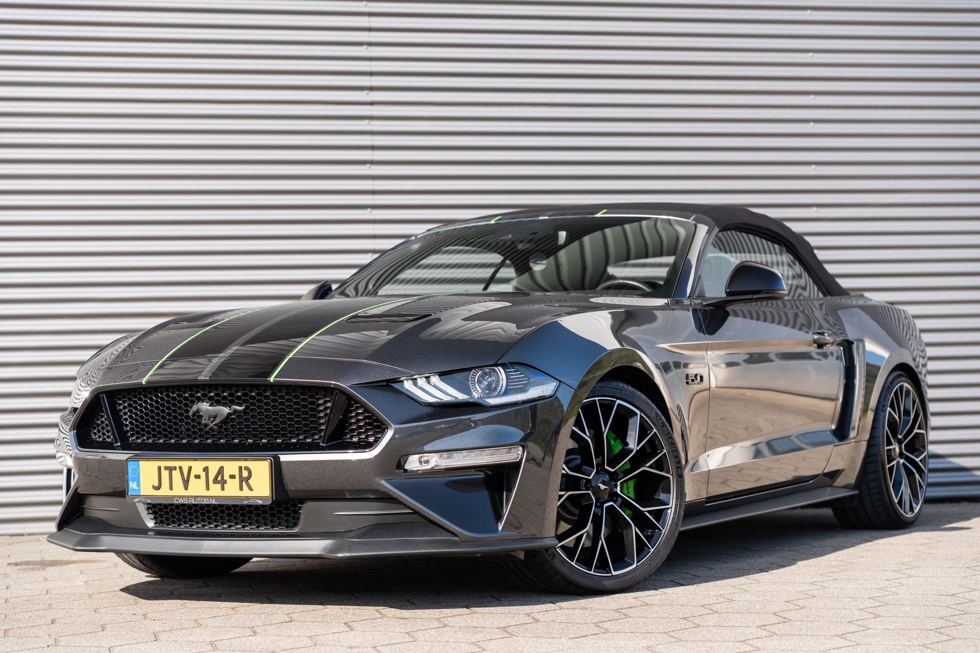 Ford Mustang Convertible 5.0 V8 GT EU GELEVERD*GEEN SCHADEVE, Auto's, Automaat, Dealer onderhouden, Achterwielaandrijving, Cabriolet