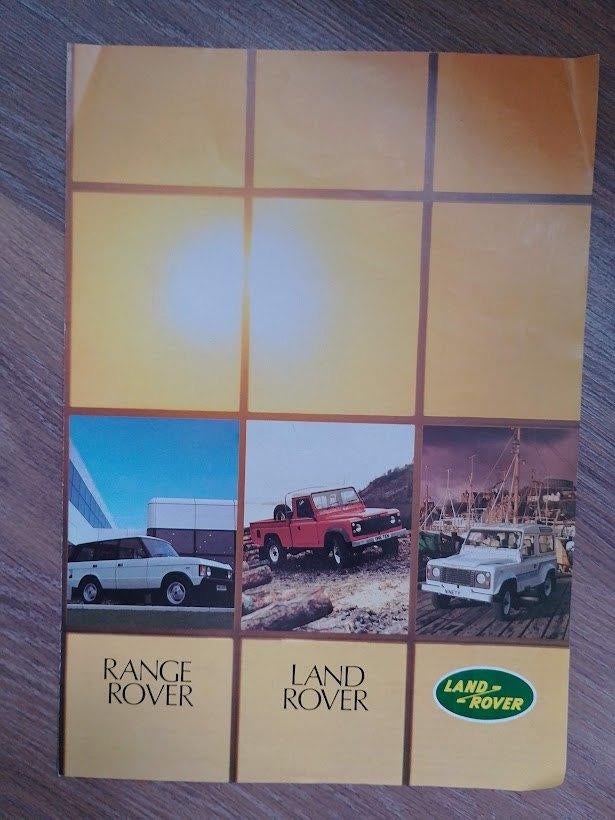 Range Rover, Land Rover One Ten en Ninety autofolder, Ophalen of Verzenden, Nieuw, Overige merken