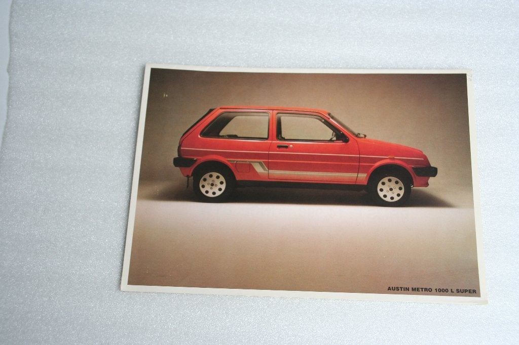 Folder Austin Metro (circa 1984) (39), Ophalen of Verzenden, Nieuw, Overige merken