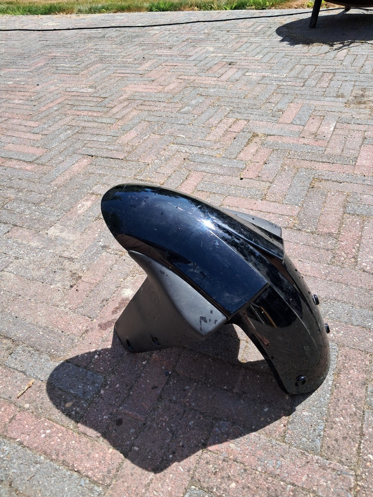 Zwart voorspatbord kawasaki zx, Ophalen of Verzenden, Gebruikt