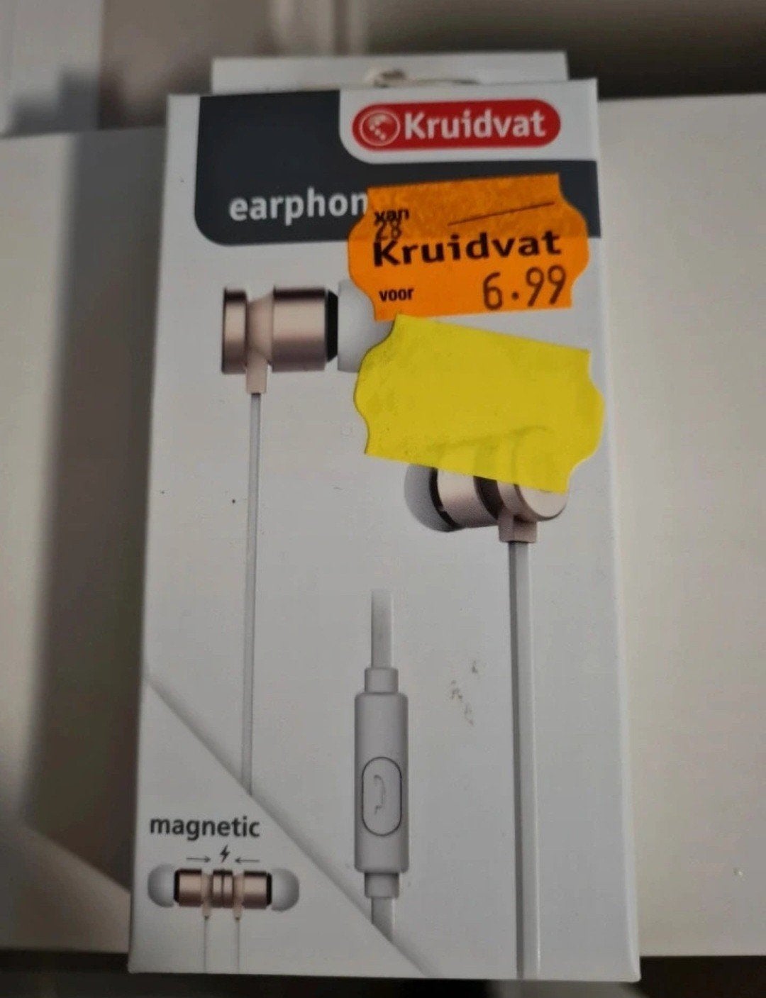 Kruidvat Earphones - In-ear koptelefoon met microfoon, Ophalen of Verzenden, Nieuw, Overige merken