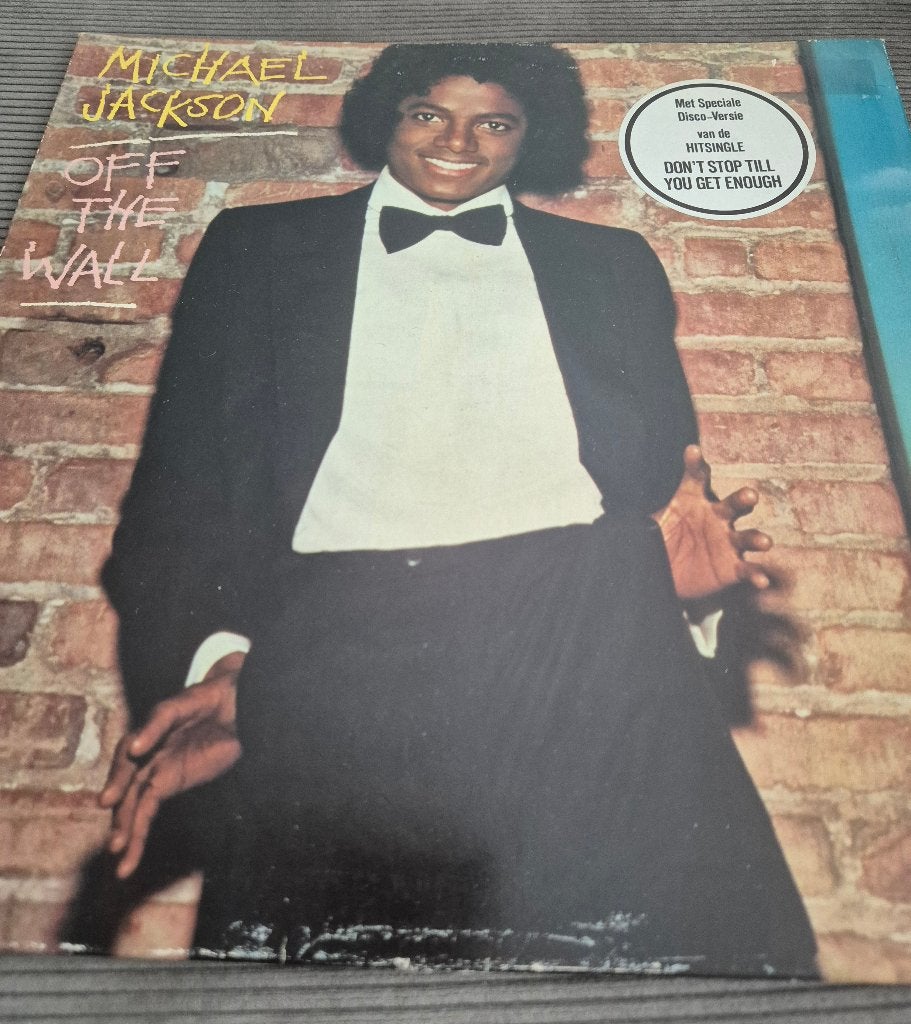 LP Off The Wall - Michael Jackson, Beschermende buitenhoes, LP, Gebruikt, Pop