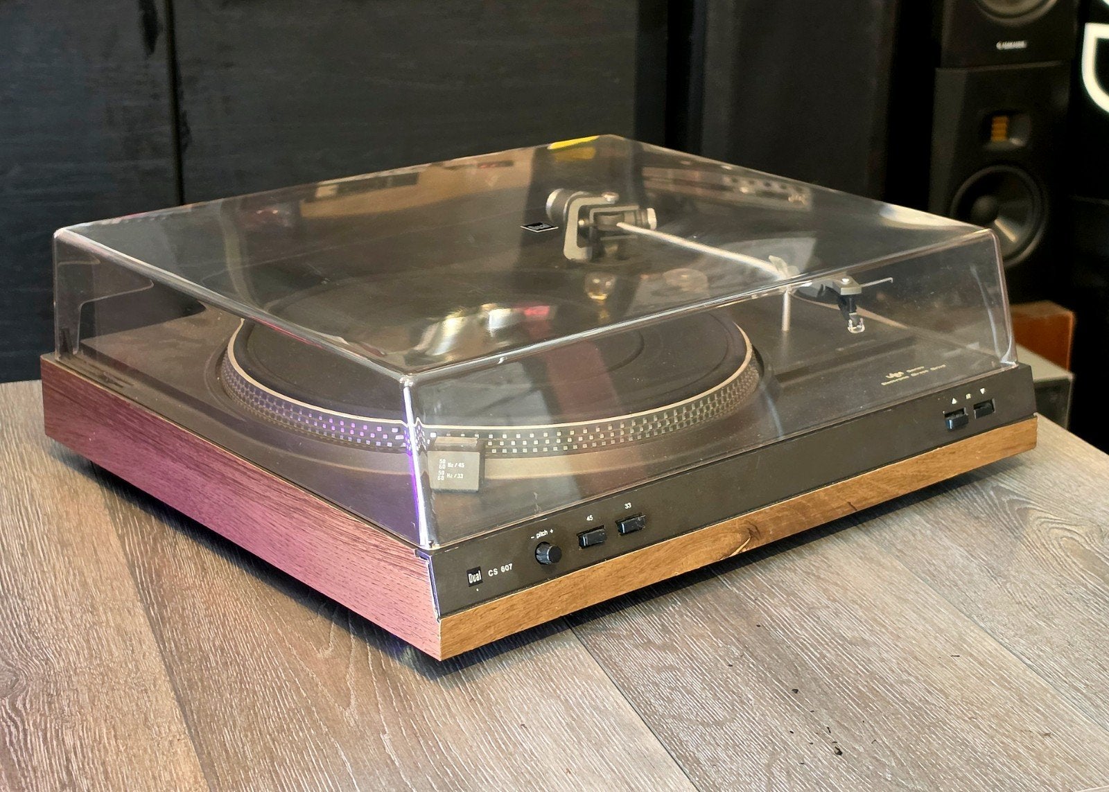 DUAL CS-607 • DIRECT DRIVE • GARANTIE • AUTO-RETURN •, Pitch-regelaar, Dual CS 607, Refurbished, Ophalen of Verzenden