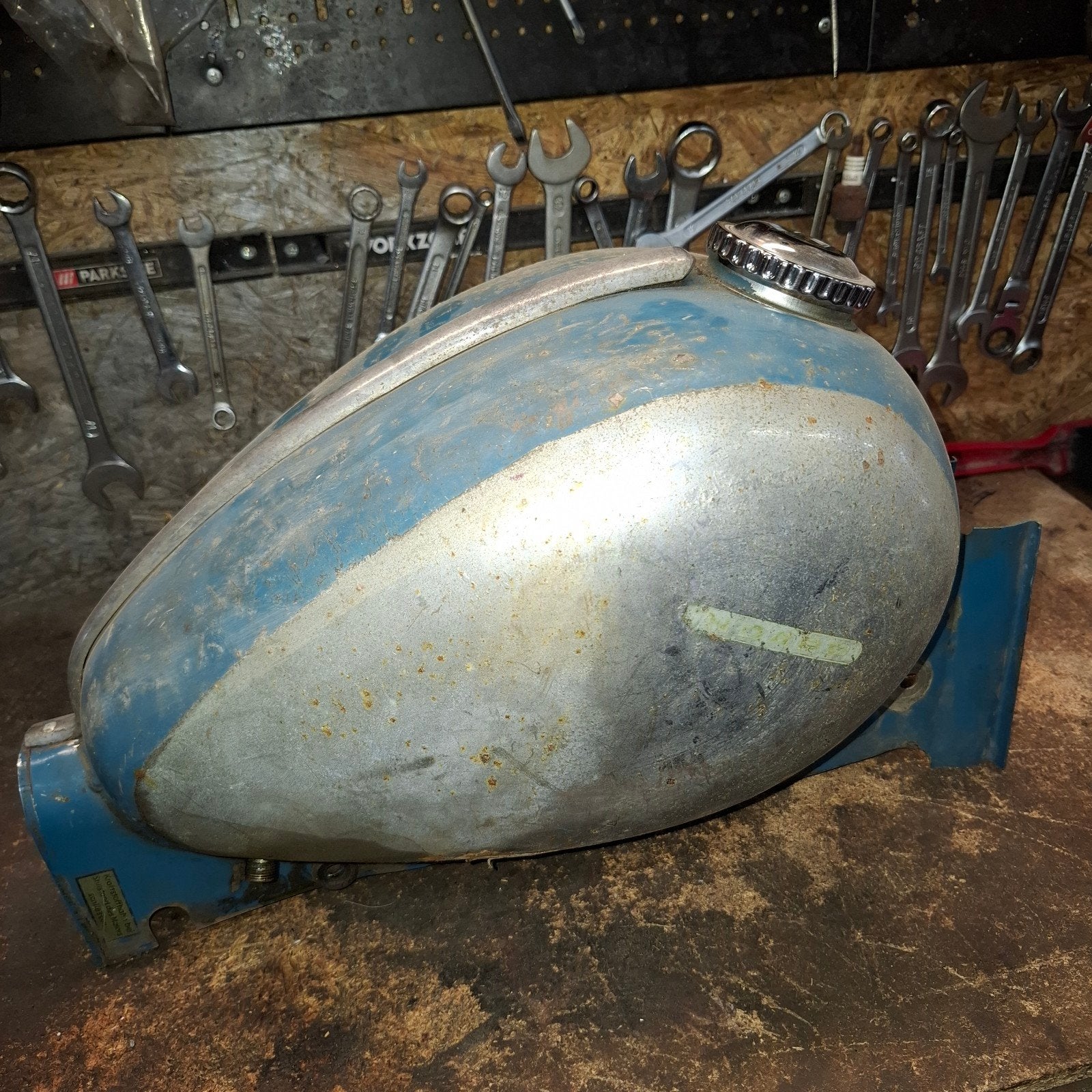 Zundapp tank 428 - roestvrij en deukvrij, Ophalen of Verzenden, Gebruikt, Tank