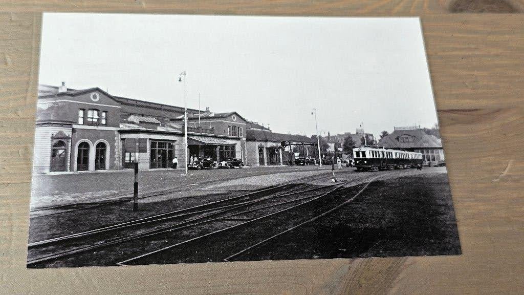 Foto TRAM Gooise Stoomtram Amsterdam Motortram Weesperpoort, Verzamelen, Spoorwegen en Tramwegen, Verzenden, Gebruikt, Tram, Overige typen