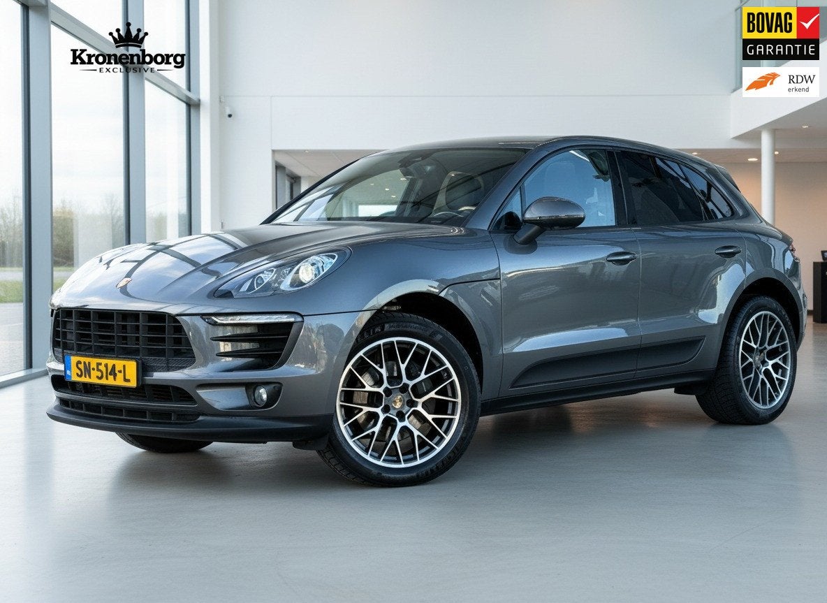 Porsche Macan 2.0| PANO| LEDER| NAP|MEMORY, Auto's, Automaat, Dealer onderhouden, Gebruikt, 4 cilinders