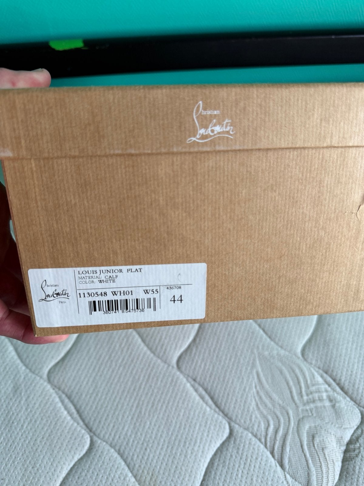 Christian Louboutin Louis Junior Plat Sneakers Maat 44, Kleding | Heren, Schoenen, Ophalen of Verzenden, Nieuw, Wit, Sneakers of Gympen