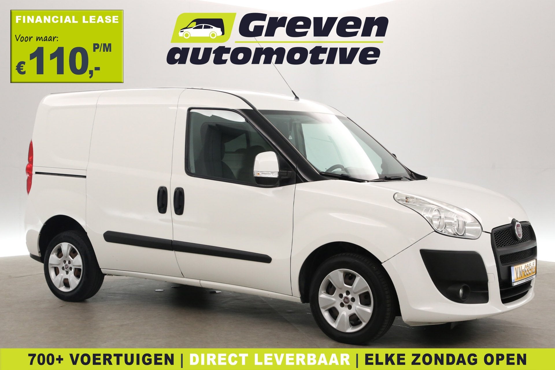 Fiat Doblò 1.3 MultiJet | Airco | Parkeersens. | Trekhaak |, Auto's, Voorwielaandrijving, Euro 5, Stof, Gebruikt