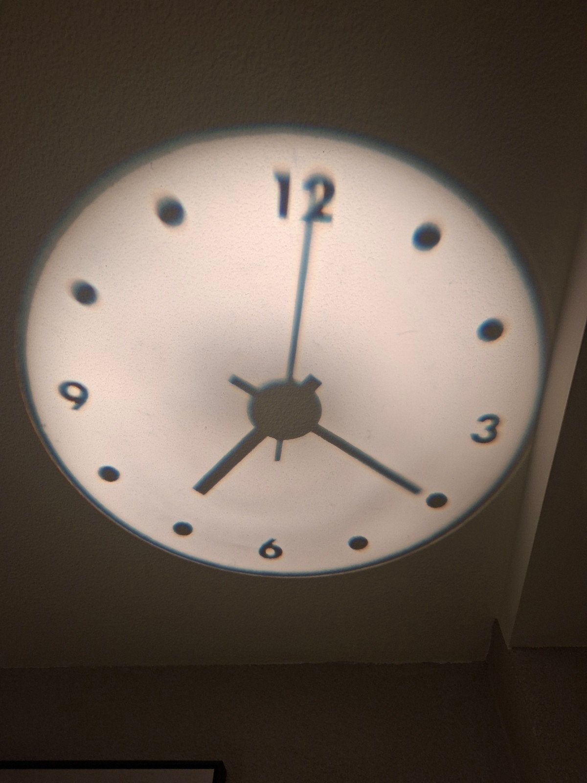 projectieklok, Ophalen, Zo goed als nieuw, Wandklok