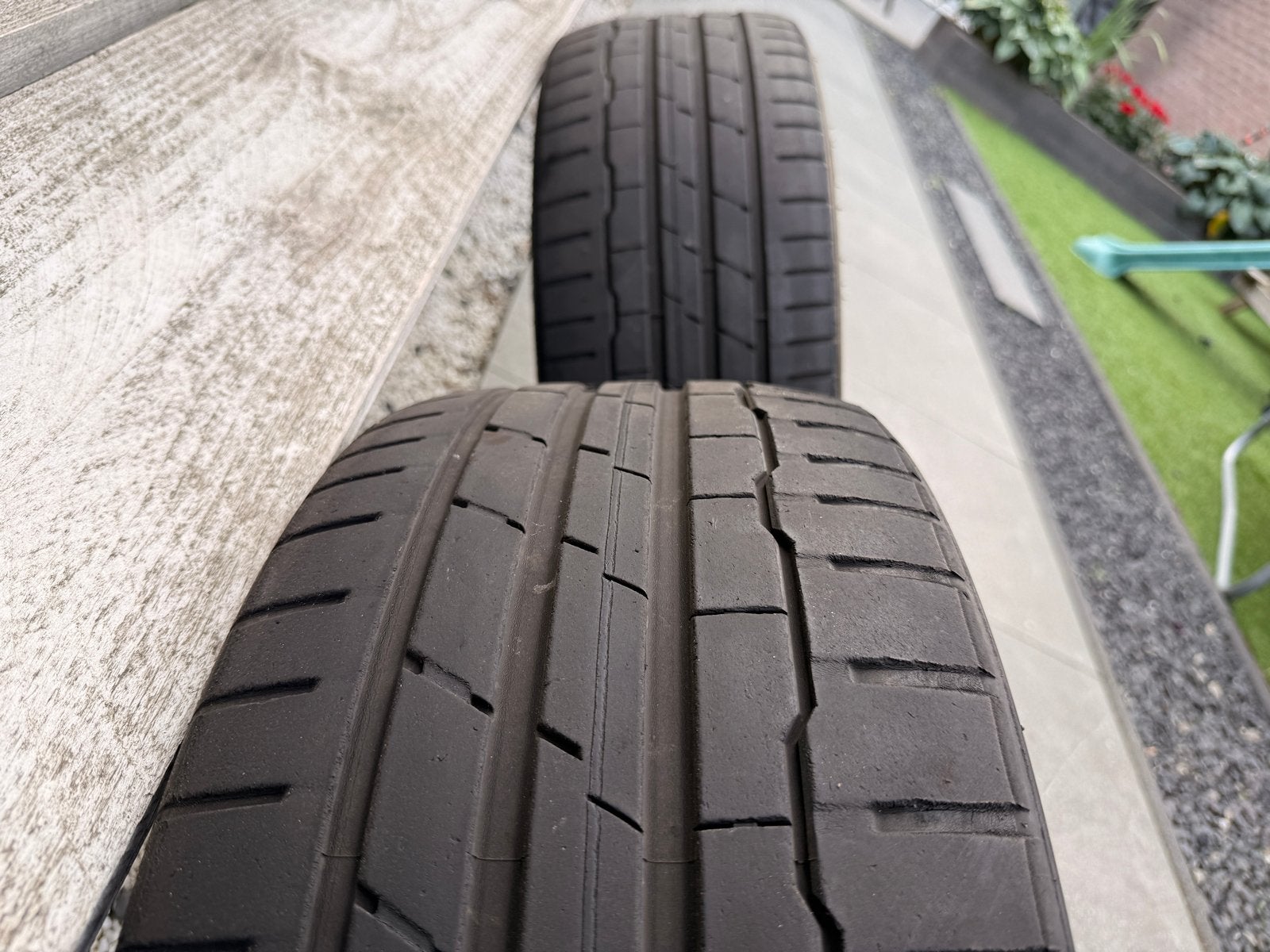 2x Hankook Ventus S1 Evo3 225/35ZR20 (90Y) zomerbanden, Ophalen, Gebruikt, Band(en), Personenwagen