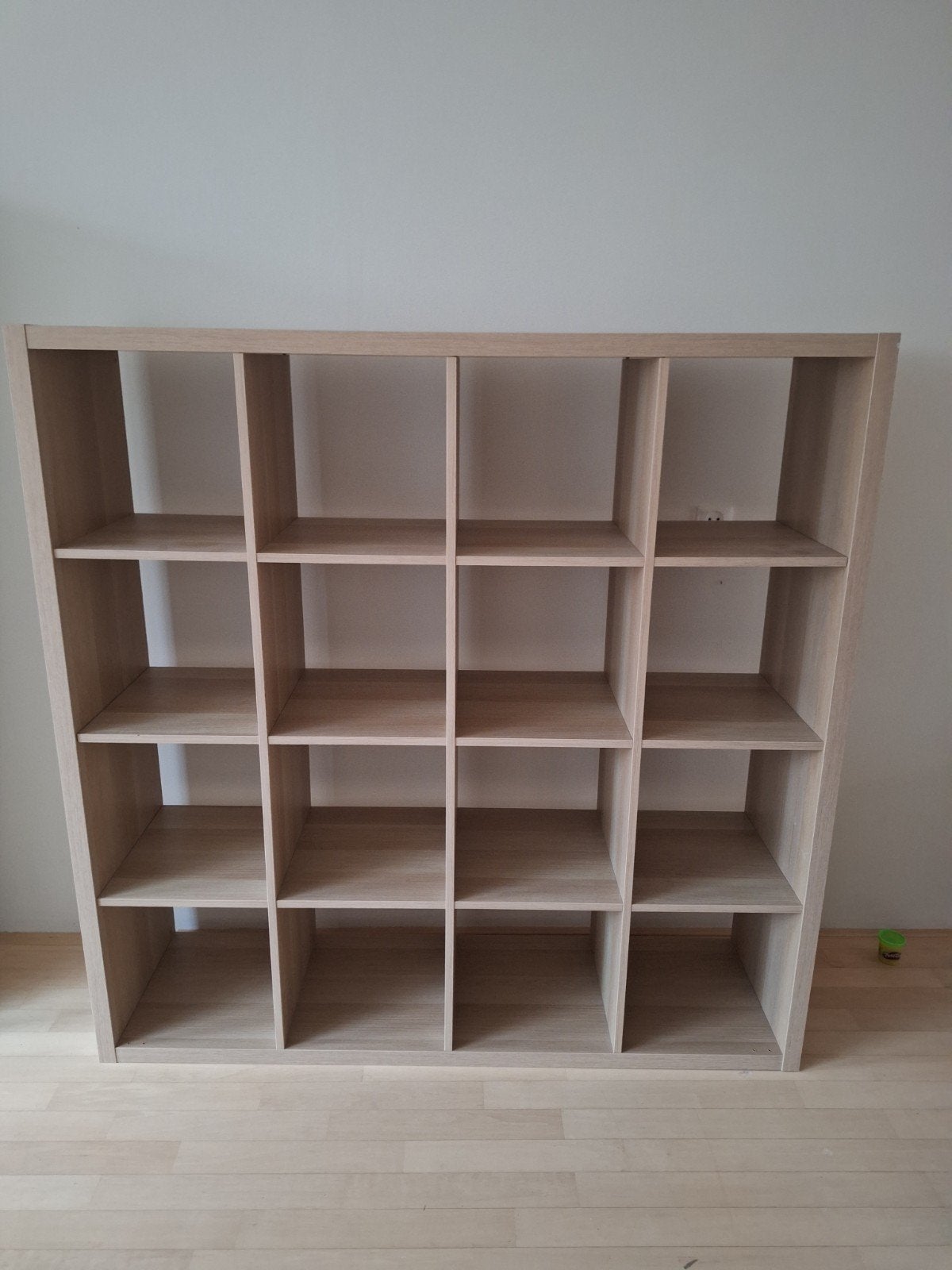 IKEA Kallax kast, eikenkleur, 4x4 vakken, Huis en Inrichting, Kasten | Boekenkasten, Ophalen, Met plank(en), 100 tot 150 cm, 100 tot 150 cm