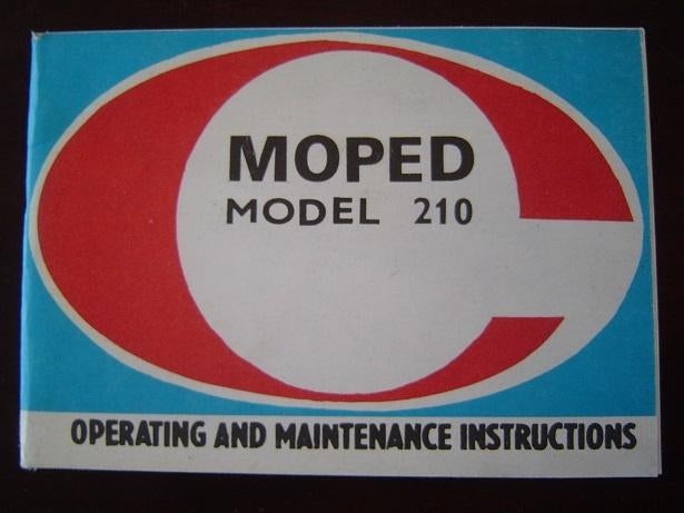 JAWA model 210 moped instruction manual handleiding, Fietsen en Brommers, Ophalen of Verzenden